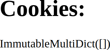 HTML without cookies